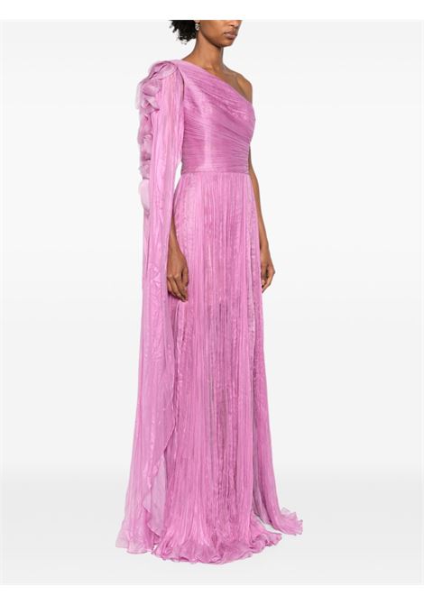 Liliac Margiela metallic chiffon maxi dress Iris Serban - women IRIS SERBAN | 44MARGIELAASSAMPLE